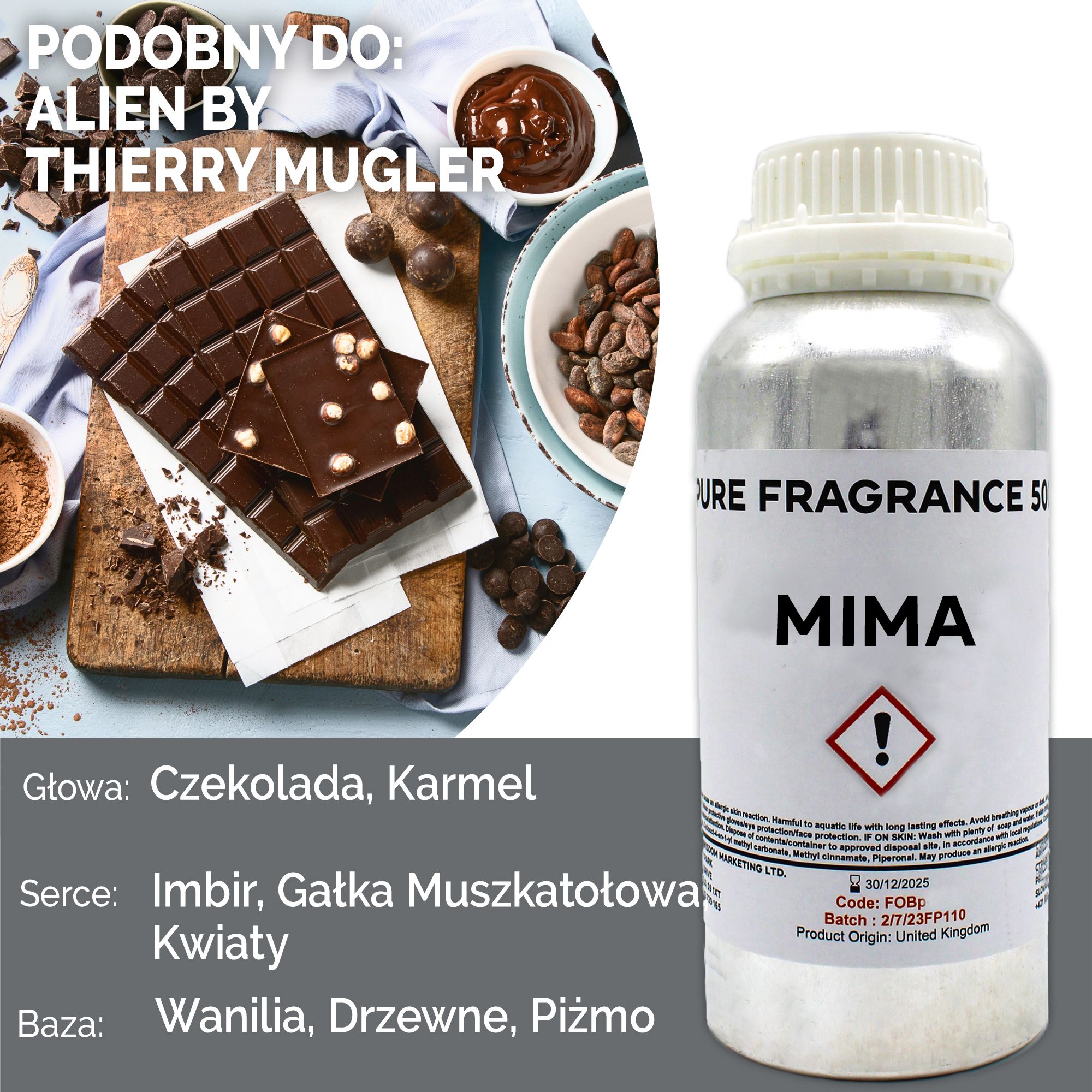 Olejek Zapachowy Czysty 500 ml - Mima