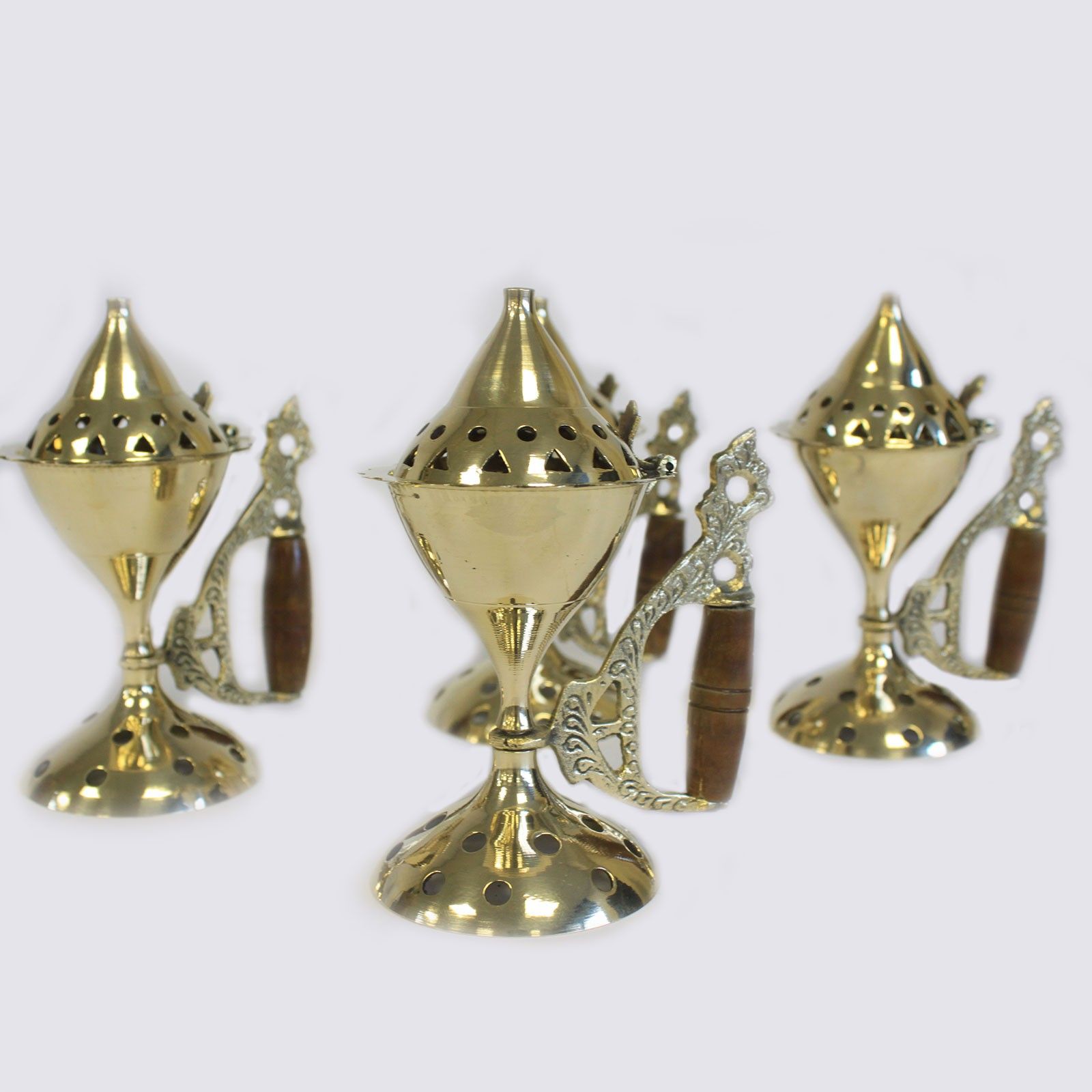 Quemador cónico grande con asa