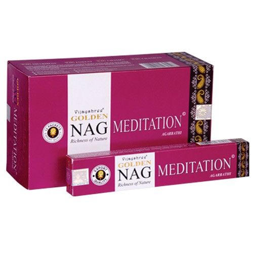 Incenso Dourado Nag - Meditação