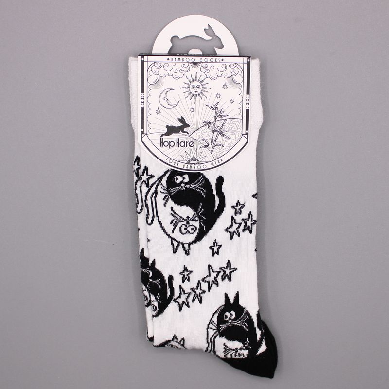 Hop Hare Bamboo Socks (36-41) - Ying Yang