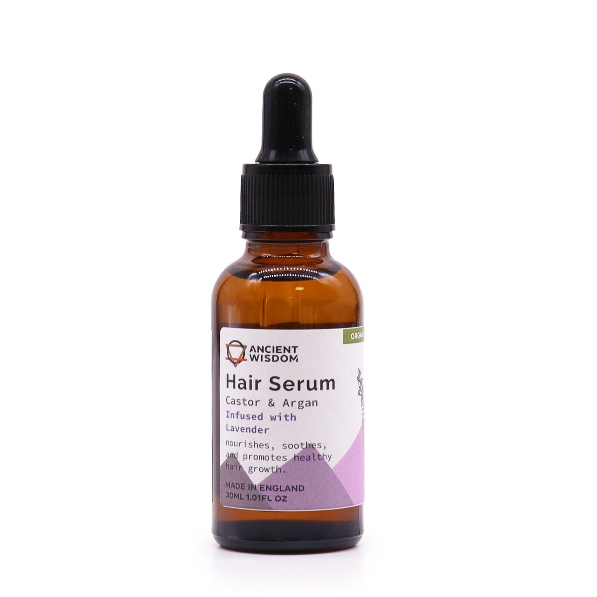 Sérum capilar orgânico 30 ml - Lavanda