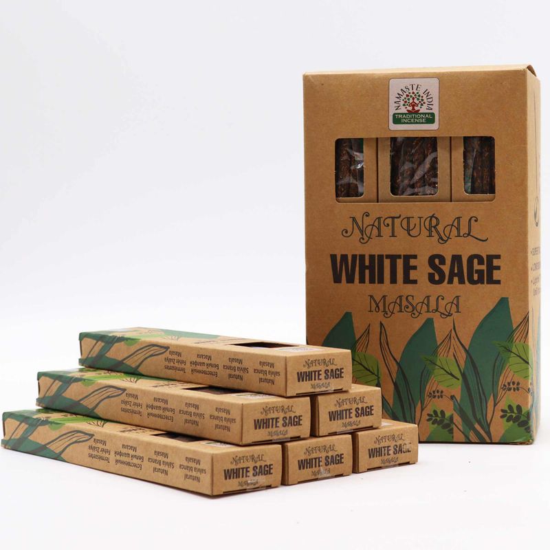 Encens Botanique Naturel Masala - Sauge Blanche