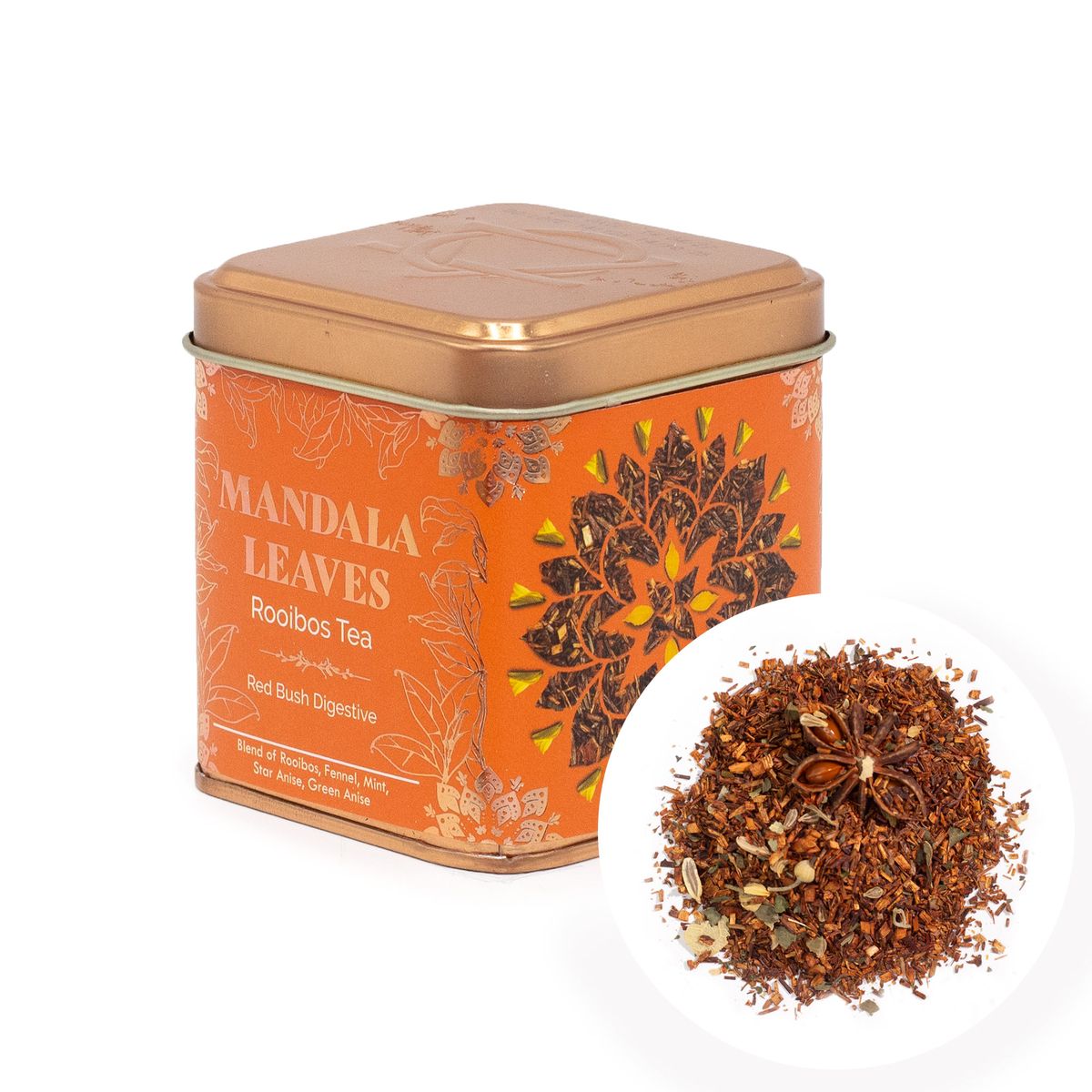 Chá Digestivo de Rooibos - Infusão 50 g Lata