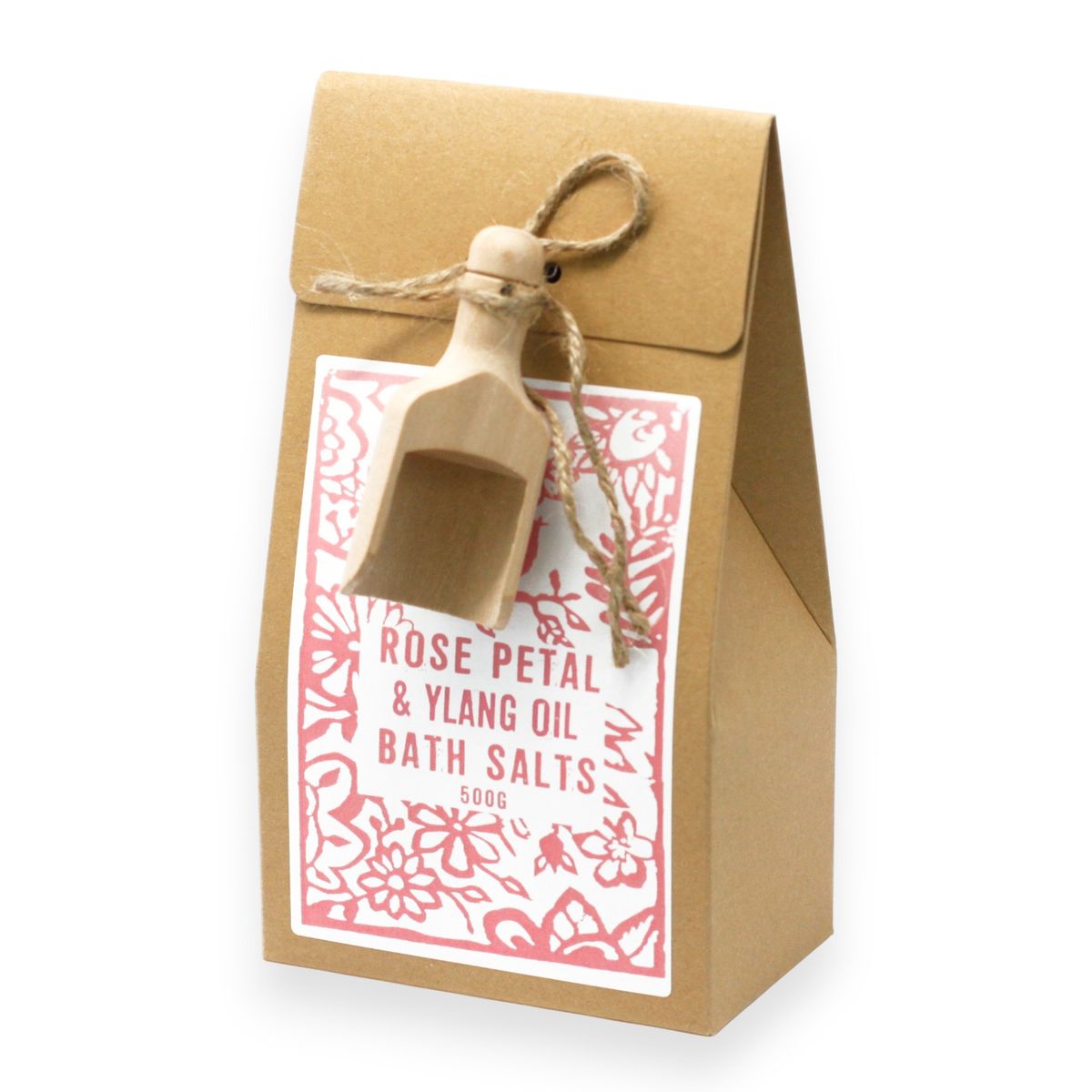 500 g de sais de banho - Ylang e Rosa do Himalaia