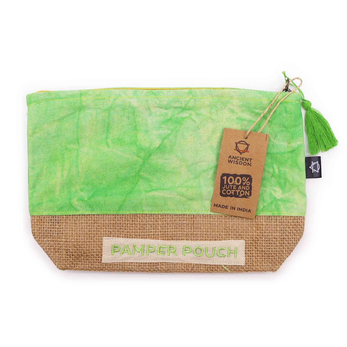 Bolsa de Higiene Pessoal - Mãe Terra Verde - Lavada à Pedra