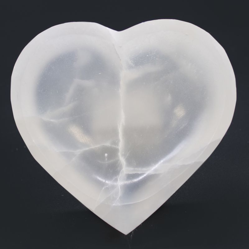 Bol Coeur en Sélénite - 15cm
