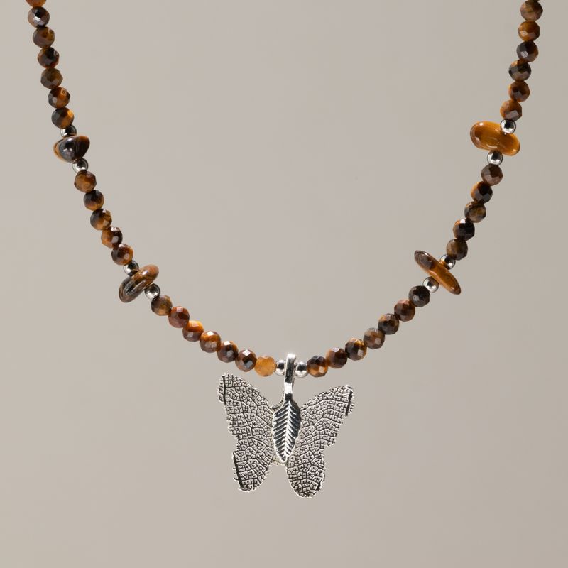 Nymph Spirit Gemstone Necklace Set - Sea Sunset