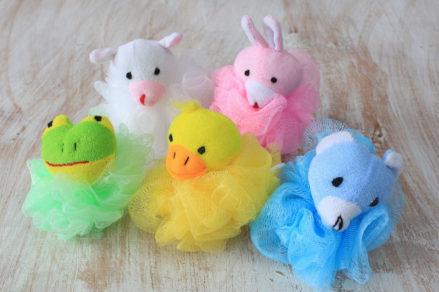 Tubos de exibição Scrunchie - Animal De Algodão 27gr 5 typos