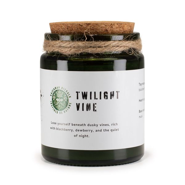 Greenman Woodwick Soy Candle - Twilight Vine