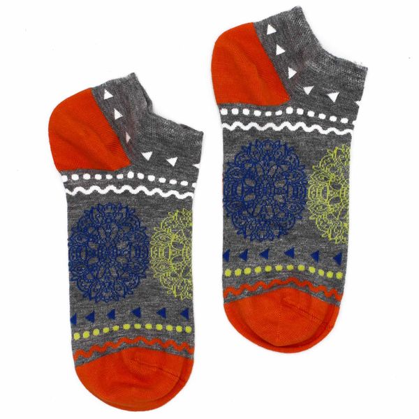 Hop Hare Bamboo Socks Low - Цветя на живота S/M