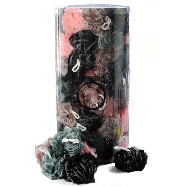 Tubo de 100 esponjas 4 cores diferentes (tubo de exposição) - 50gm