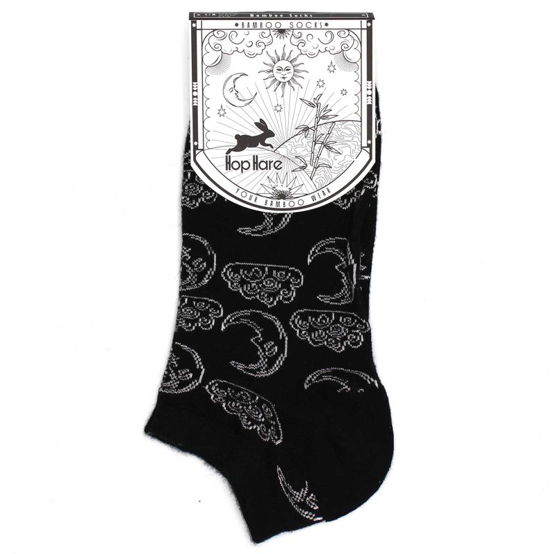 Hop Hare ниски бамбукови чорапи - Ден и нощ S/M