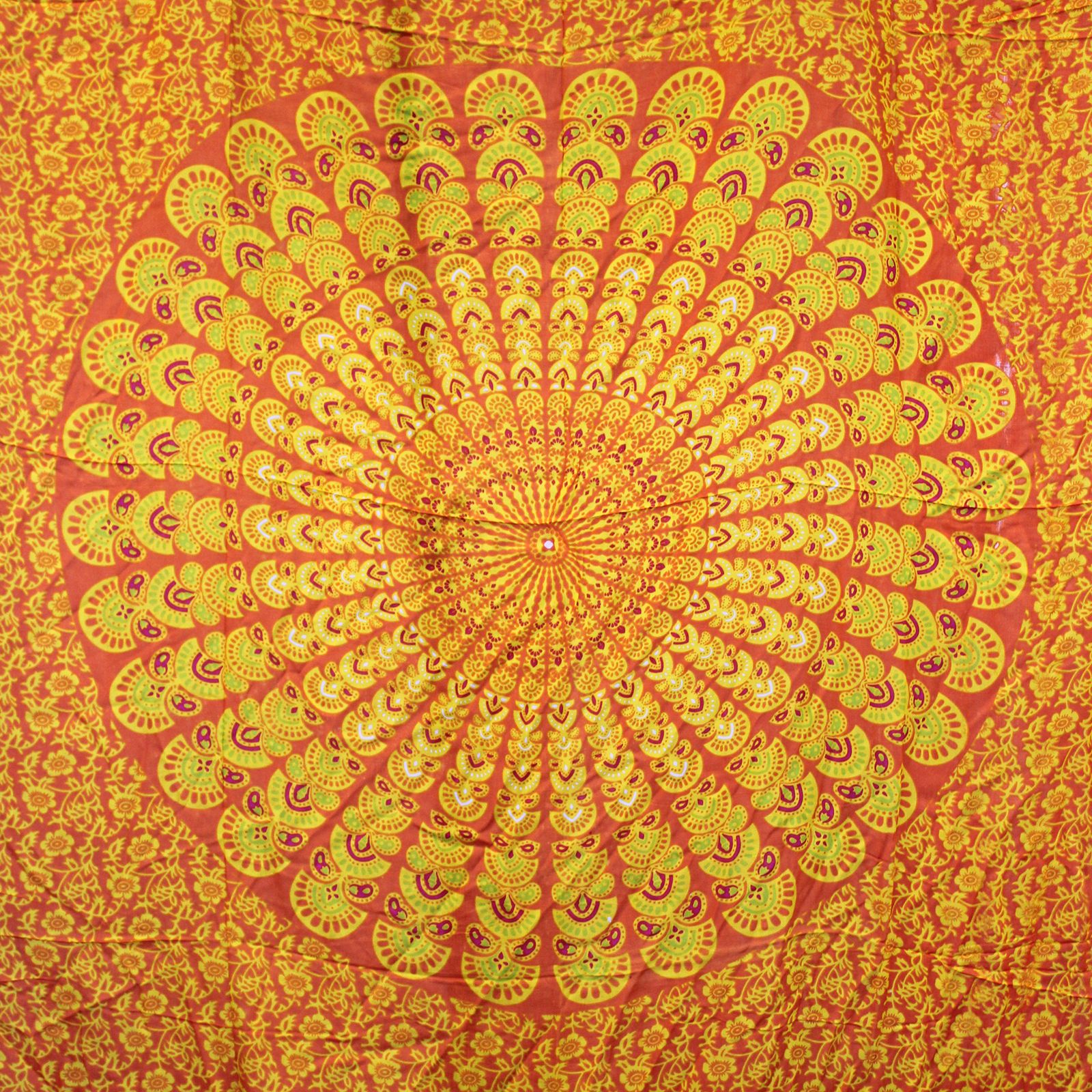 Mandala Sarongs - Limoen met Oranje