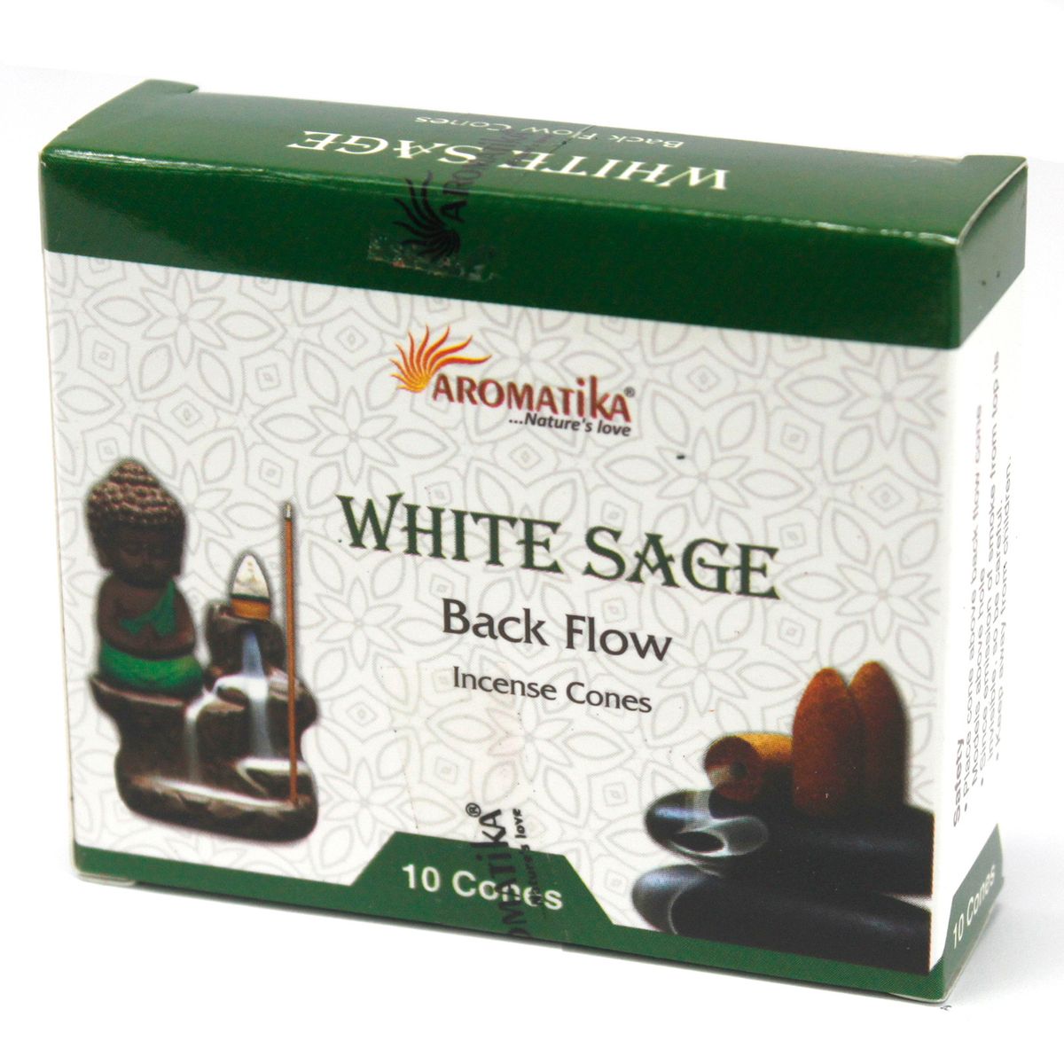 Conos de incenso Refluxo Aromatika - Sálvia branca