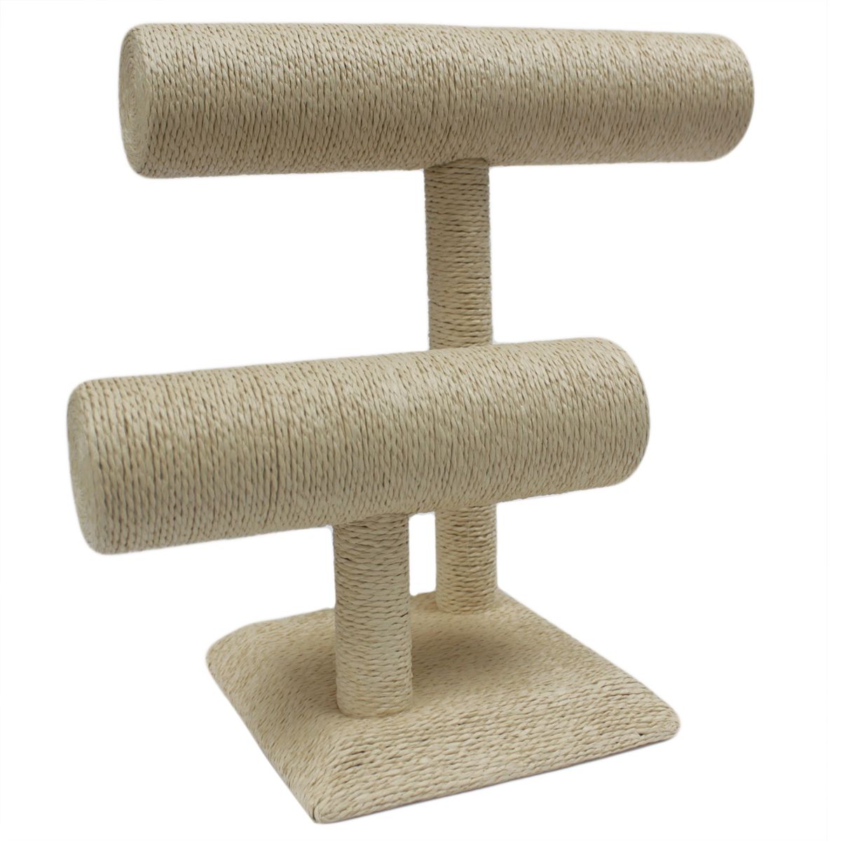 Suporte para pulseira grande "T" - Creme
