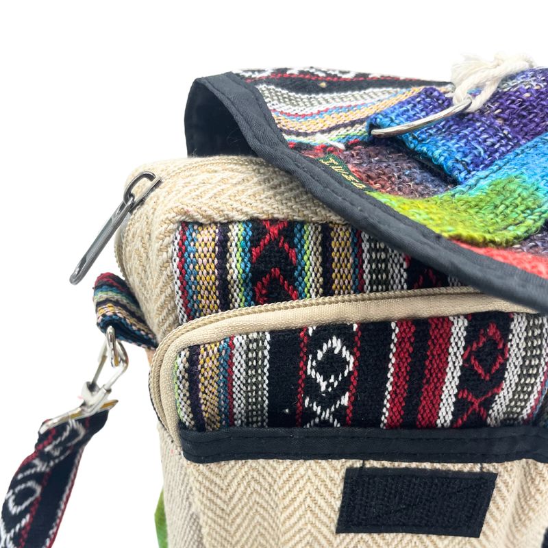 Sac Messager en Chanvre Tie and dye