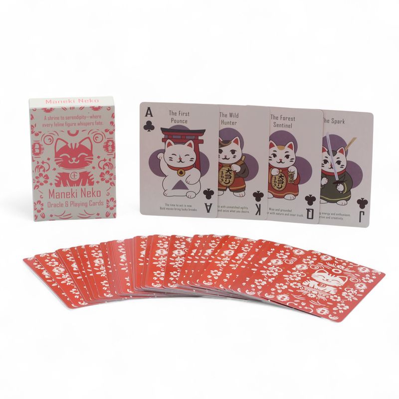 Lyckokatter Spel- & Orakelkort – Maneki Neko Lek