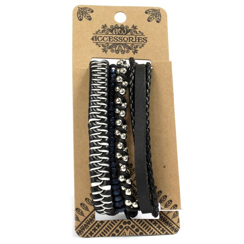 Set de Bracelet pour Homme - Bleu (assortis)
