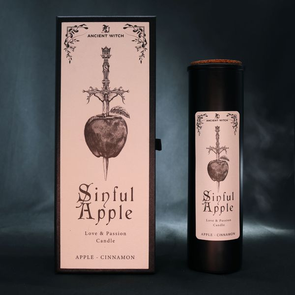 Bougies Magique de Purification Sorcière Ancestrale - Pomme Pécheresse