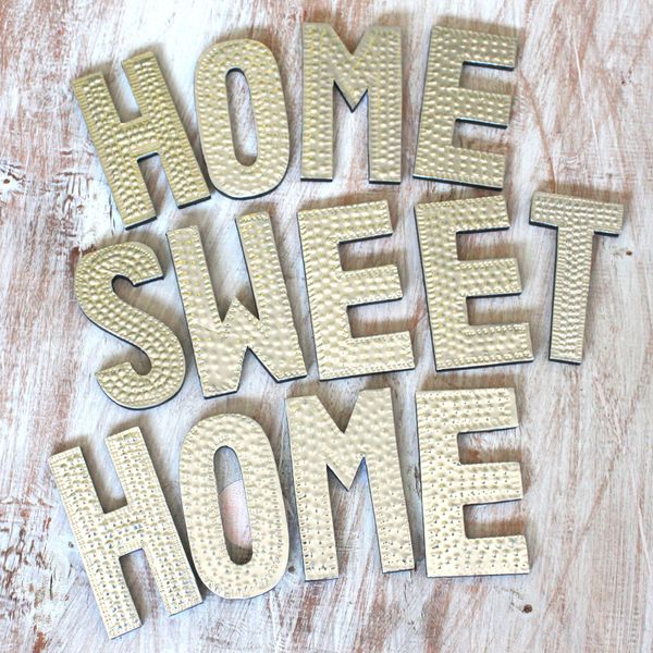 Petites Lettres en Aluminium – E