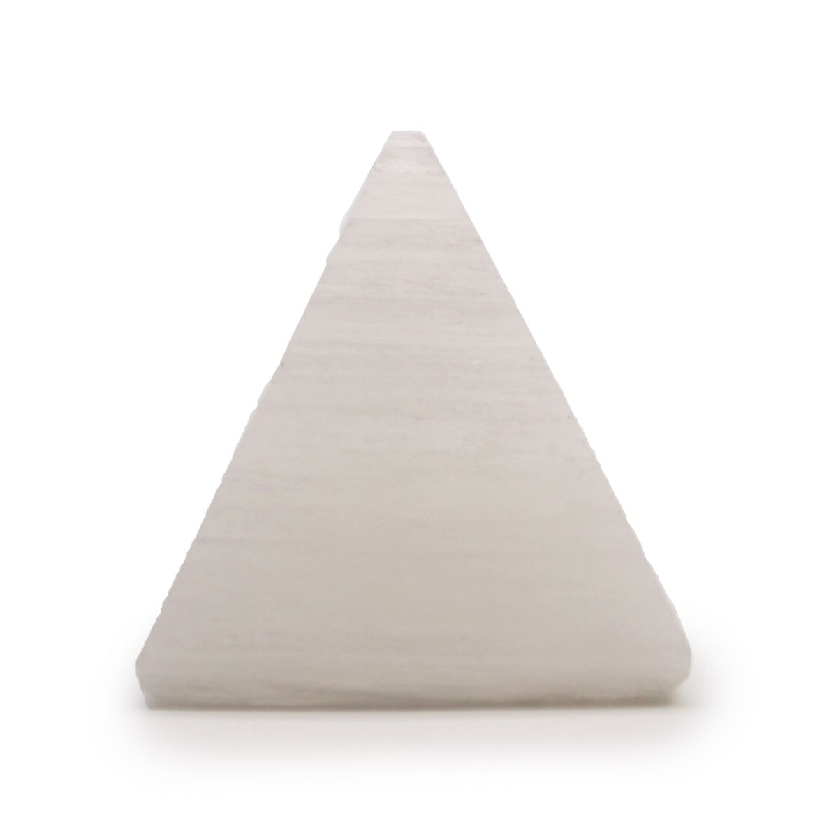 Pirâmide de selenita - 5 cm