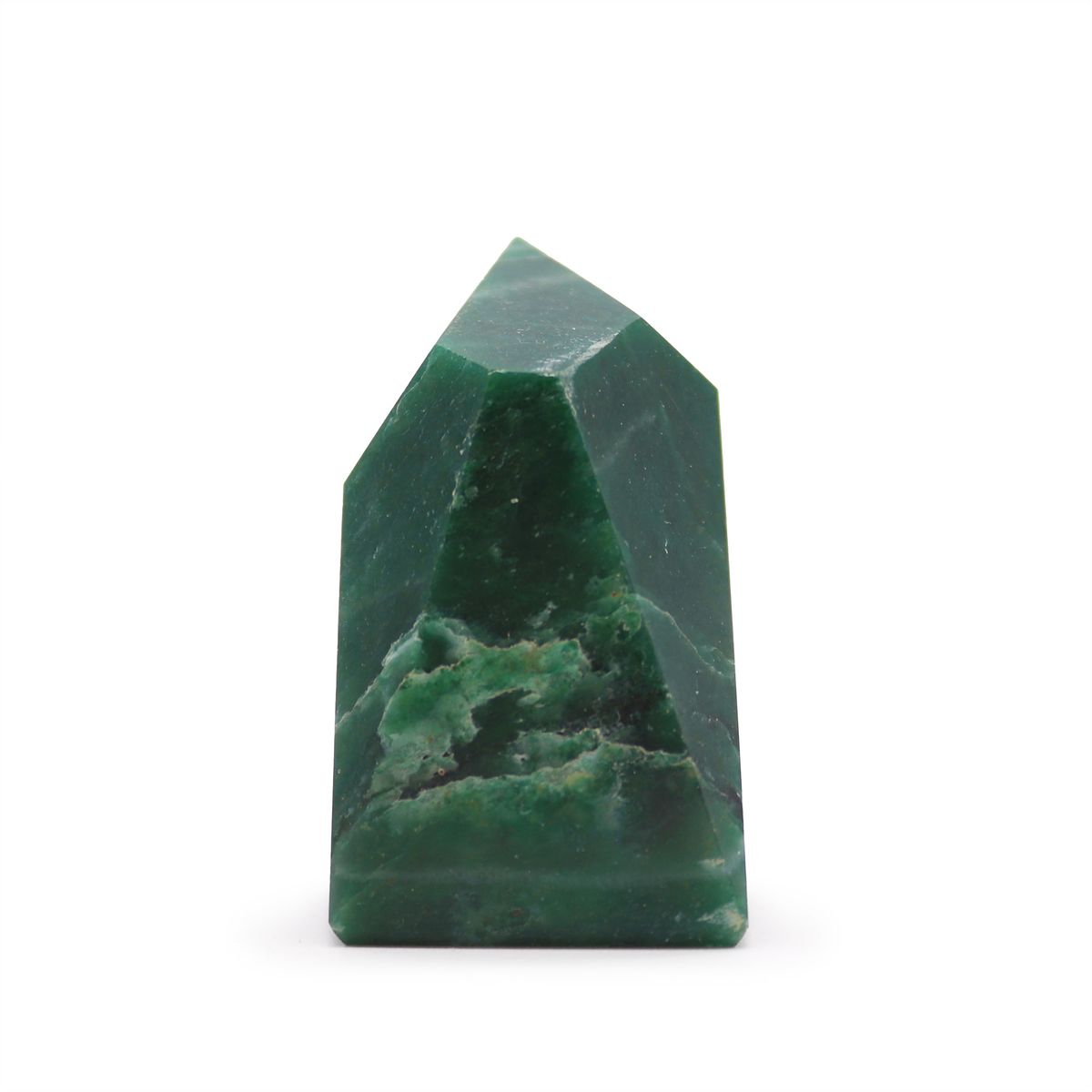 Pontas de gema com aproximadamente 6 cm (0,5 kg) - Jade indiano (aproximadamente 8 peças)