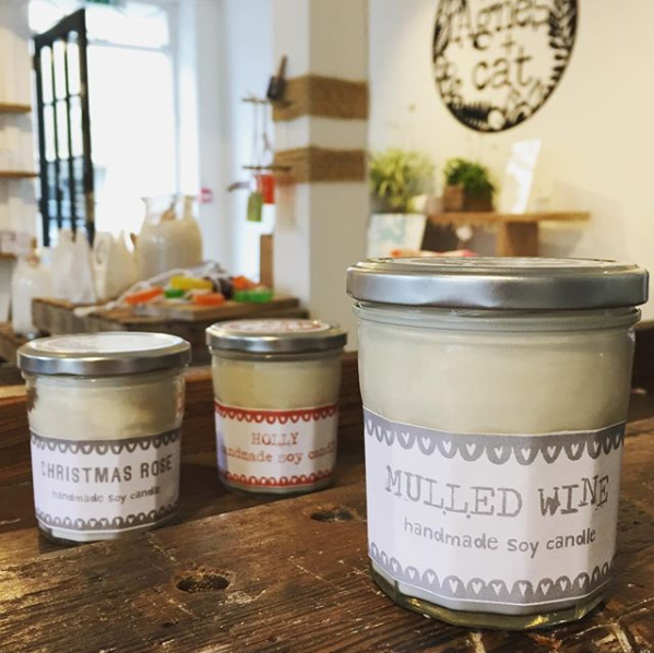 220g Sojina Svijeća u Teglici - Dolly Blue