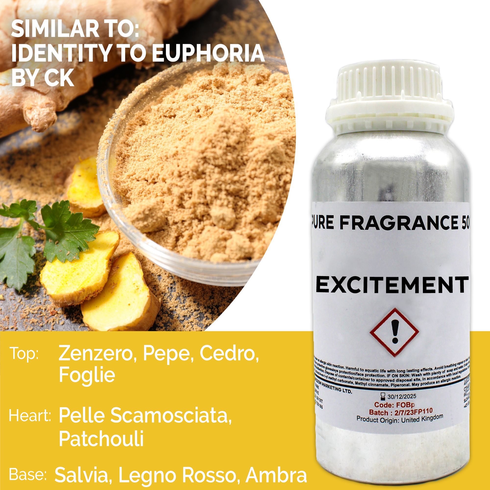 Fragranza Pura 500g - Eccitazione