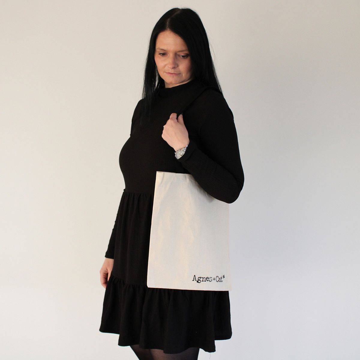 Agnes + Cat Cotton Tote Bags