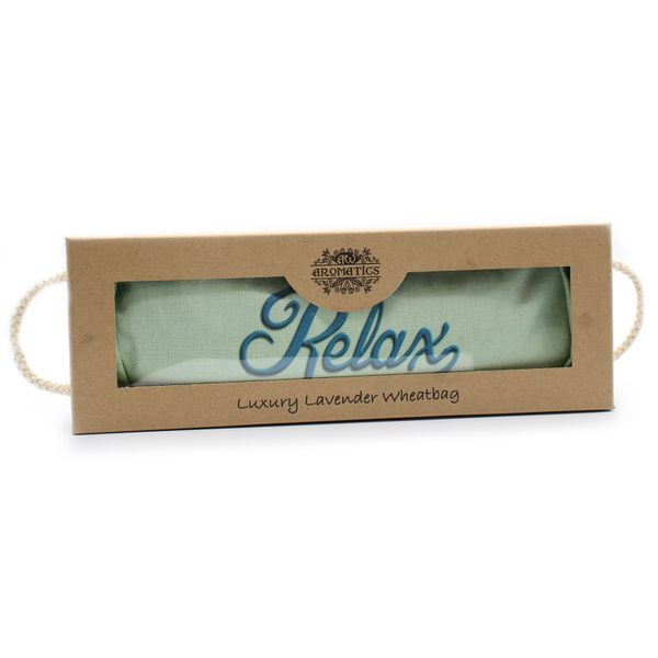 Saco de trigo lavanda de luxo em caixa de presente - Blue Sky RELAX