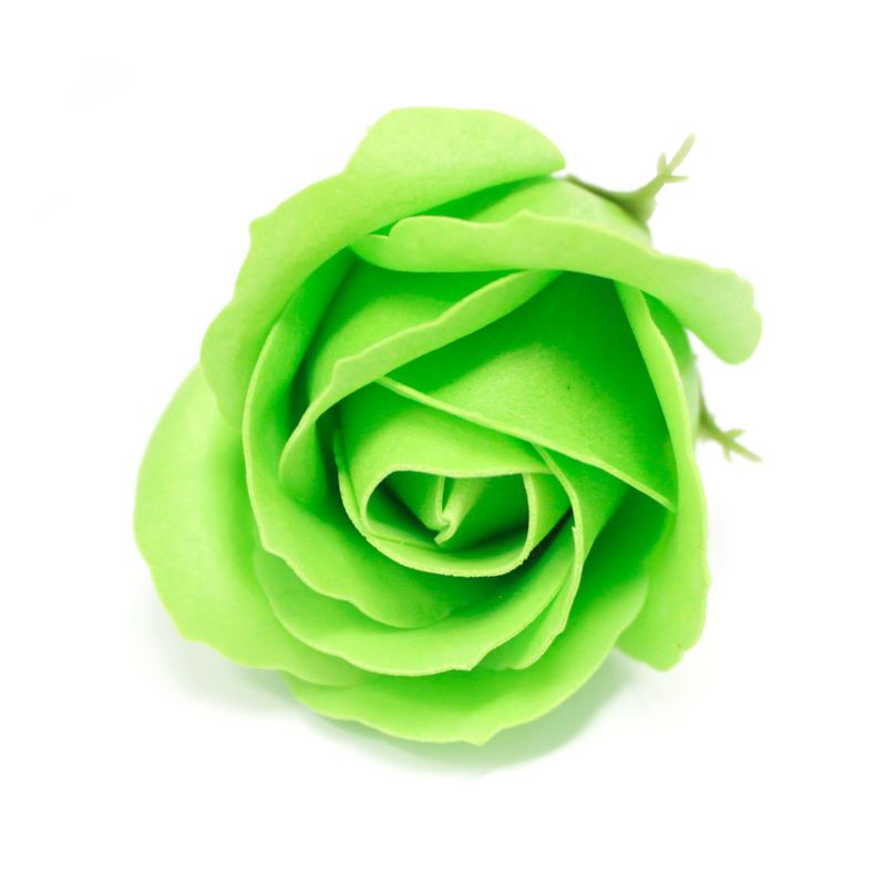 Roses de Savon  pour Bouquet- Medium/Vert