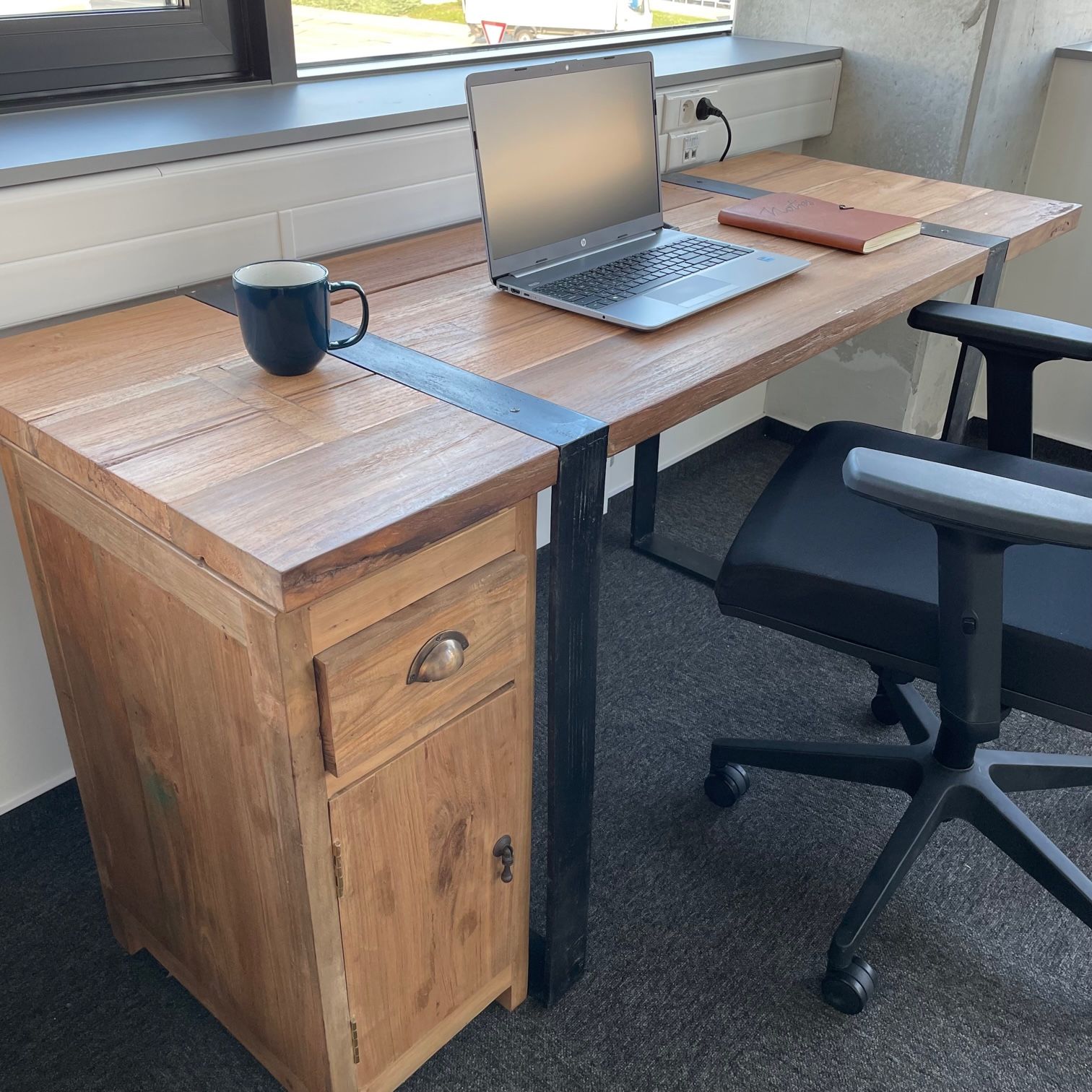 Mesa de escritório 160x60x75cm