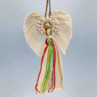 Anjos em Macramé