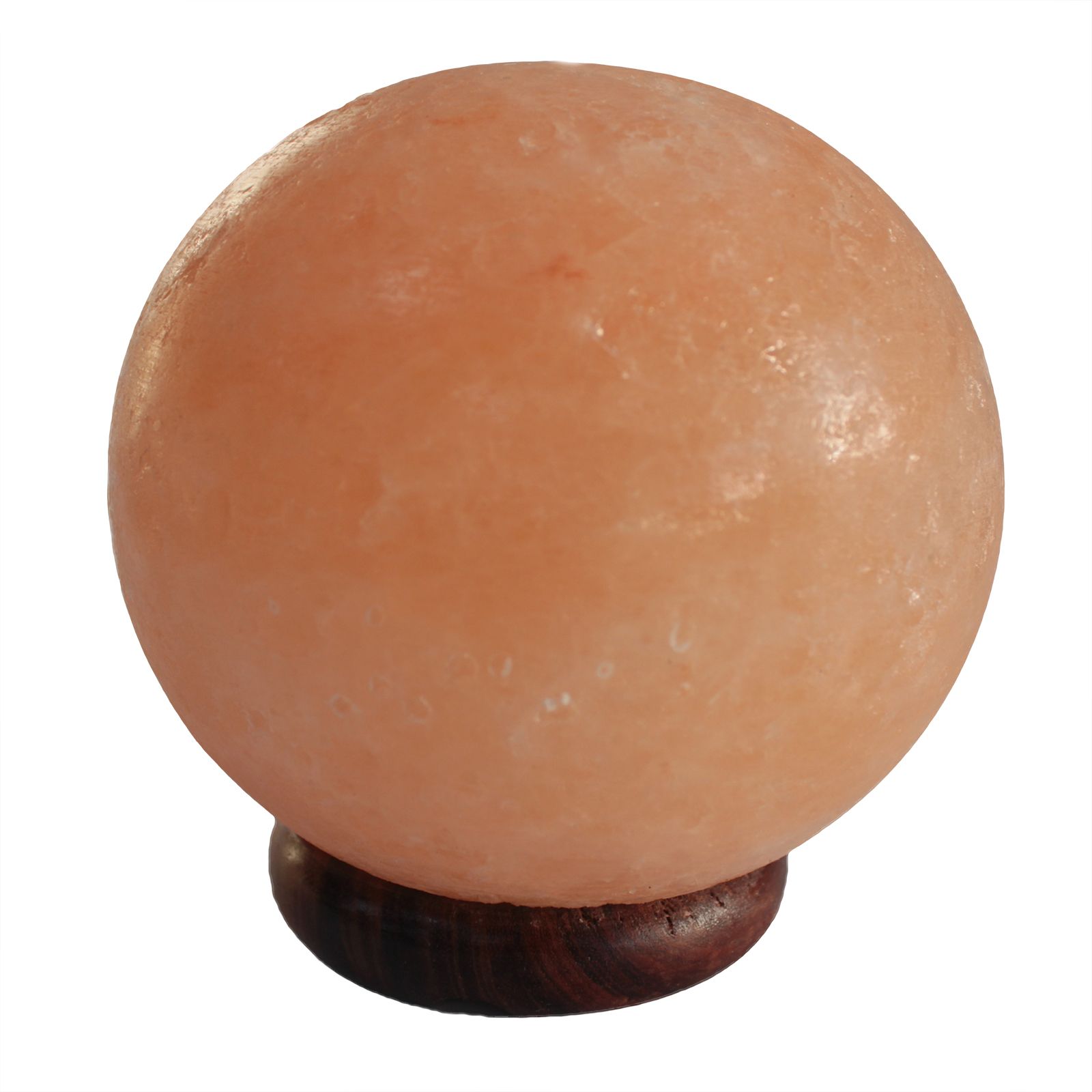 Salt Lamp Ball - Big Wooden Base - EU plug