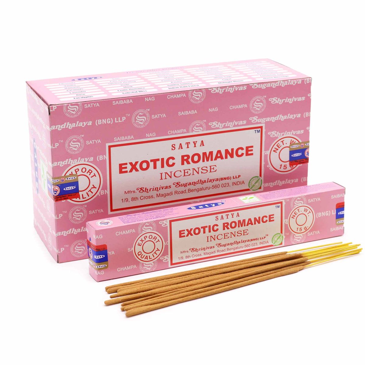Varinhas de incenso Satya 15 g - Romance Exótico