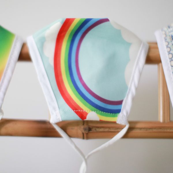 Masques Personnalisés en Tissu Adulte - Arc-En-Ciel