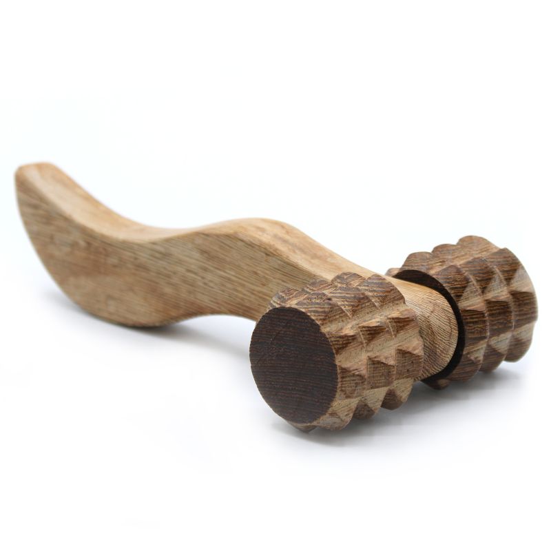 Accessoires Massage Bois- Rouleau Strié