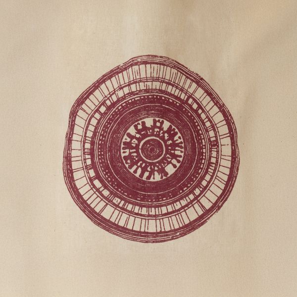 Mini sac cabas cadeau emblématique - Urban Mandala (4 coloris assortis) - (25 x 18 cm) - Naturel 4oz