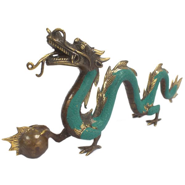 Fengshui - Grande Dragão com Bola - 45cm