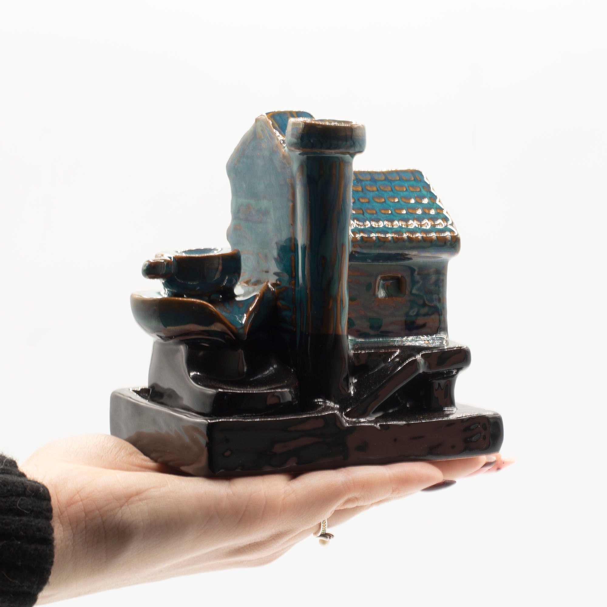 Quemador de incienso de contraflujo - Casa del Molino de Agua