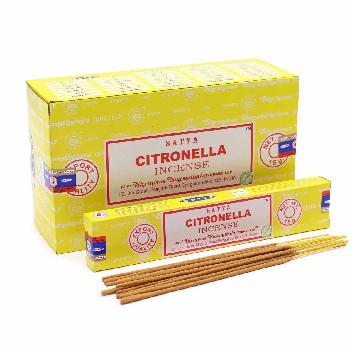 Satya Incense 15gm - Citronella — Incense · GlowDuty apothecary