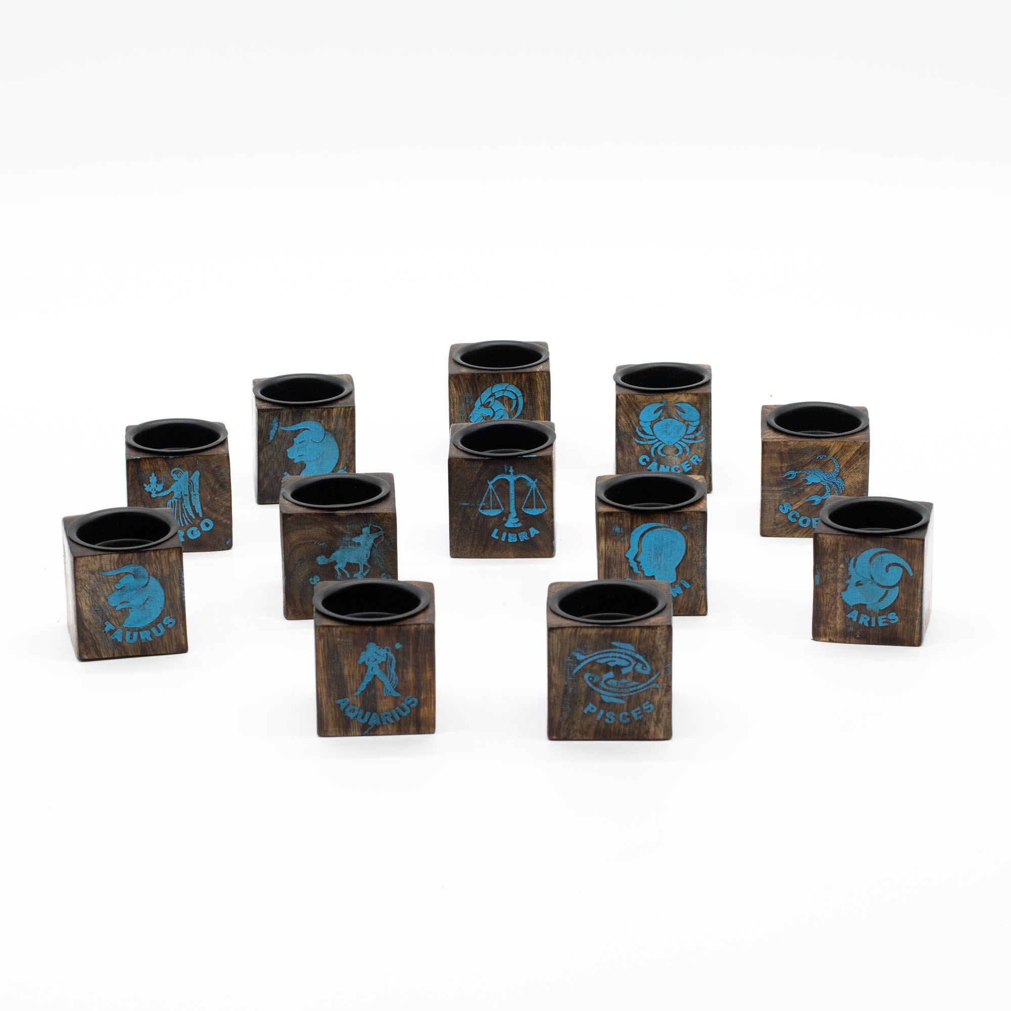 Suportes Multifuncionais em Forma de Cubo - 5x5x5cm - Seleção do Zodíaco