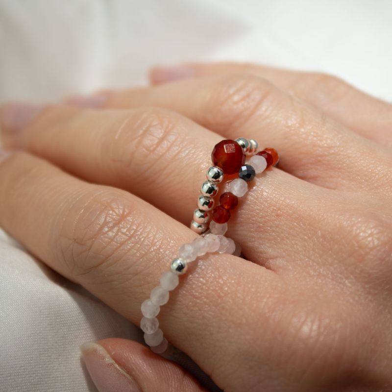 Ring Sets Nymph Spirit Gemstone - Love & Flame