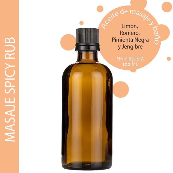 Aceite de Masaje - Frotaciones 100ml - Sin etiquetar