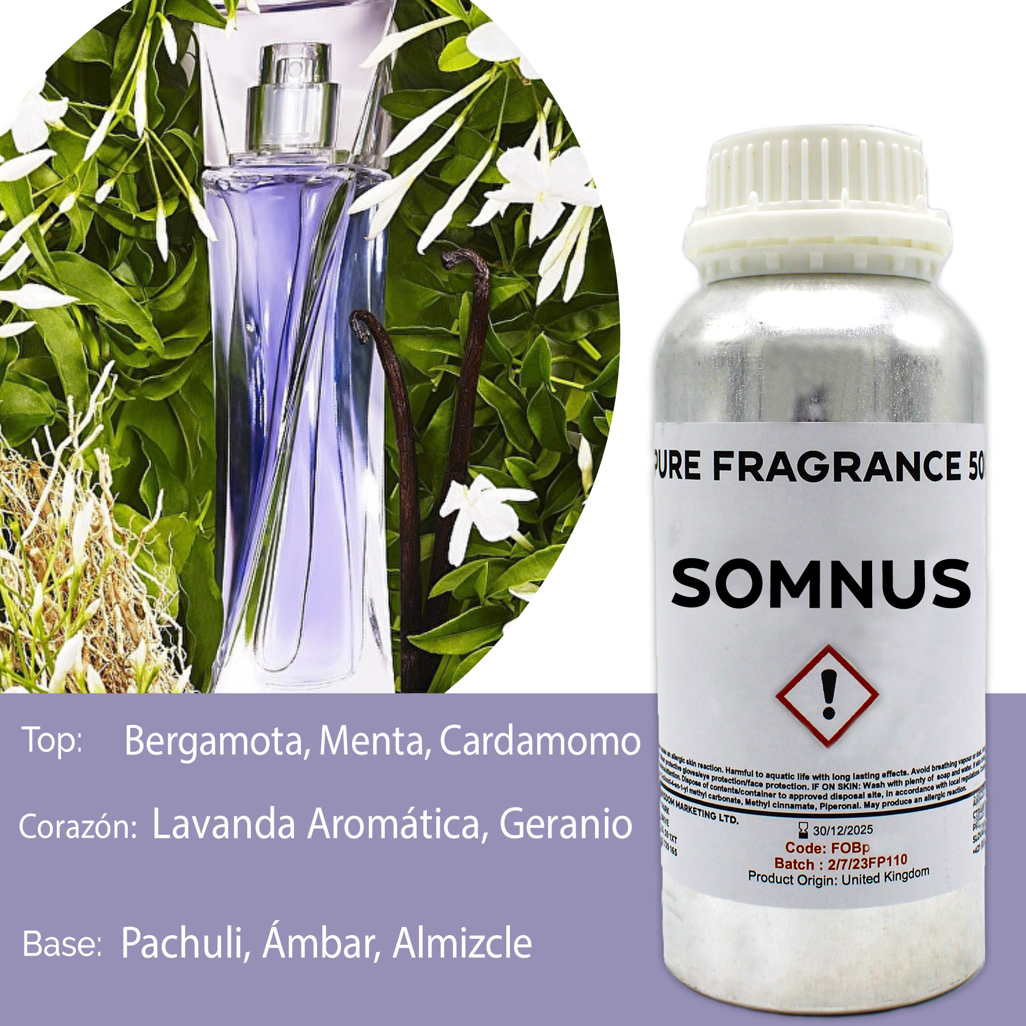 Somnus Puro Óleo de Fragrância - 500ml