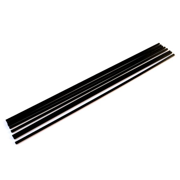 Difusor de junco de fibra preta 25cm x 3mm