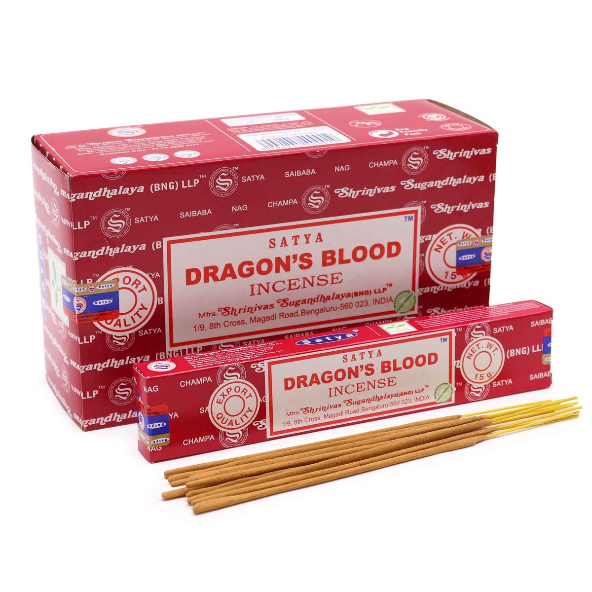 Bastões de incenso Satya 15 g - Sangue de dragão