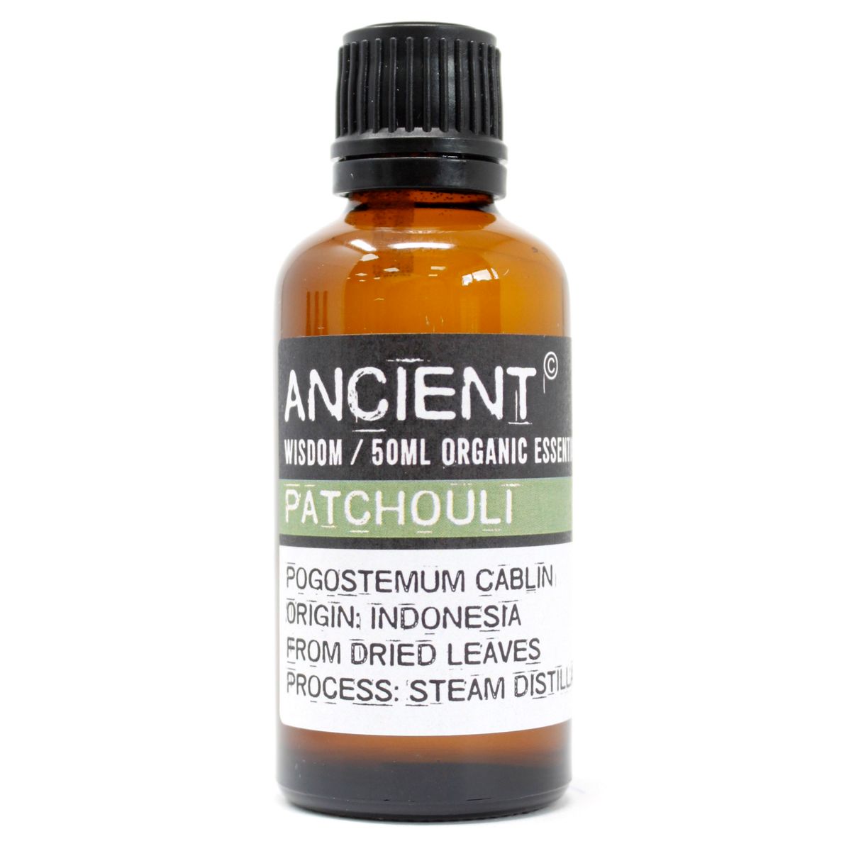 Óleo essencial orgânico de patchouli 50 ml