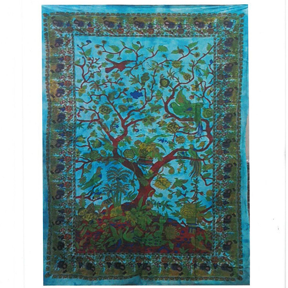 Decoração de parede em algodão - Árvore da vida - Clássica