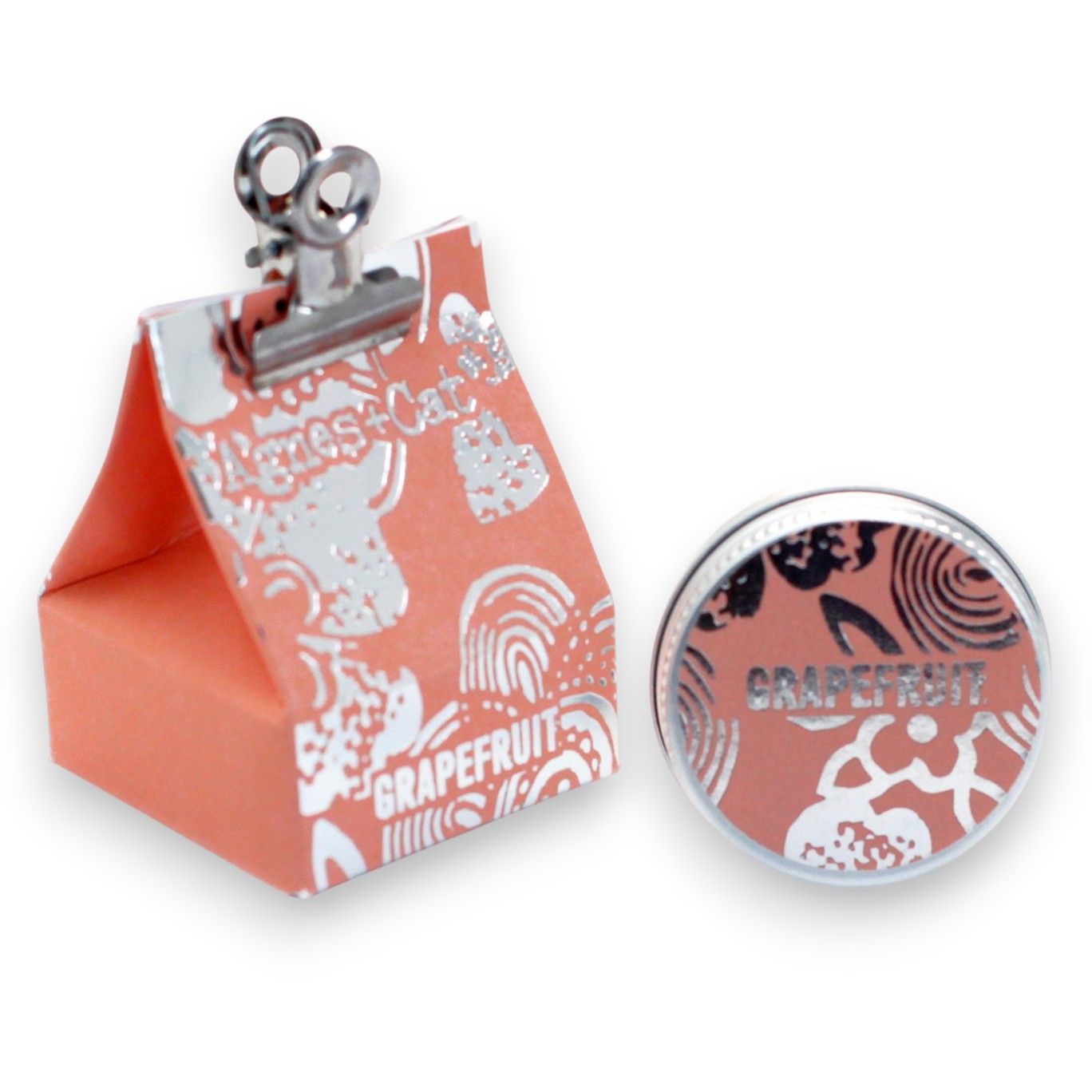 Grapefruit Lip Balm - Nourishing Citrus Scent, Lightweight, Hand-Poured